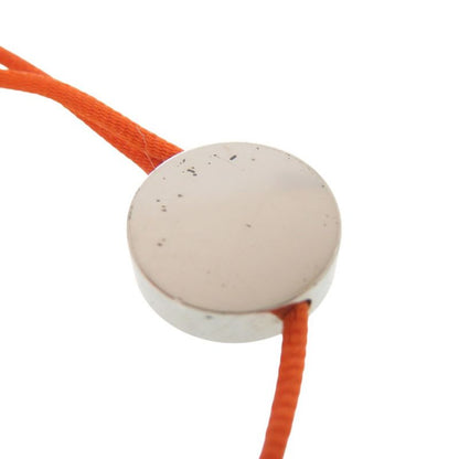 Hermes Serie Code Bracelet Metal Orange 0534