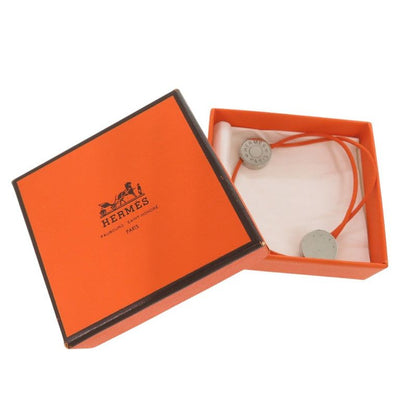 Hermes Serie Code Bracelet Metal Orange 0534