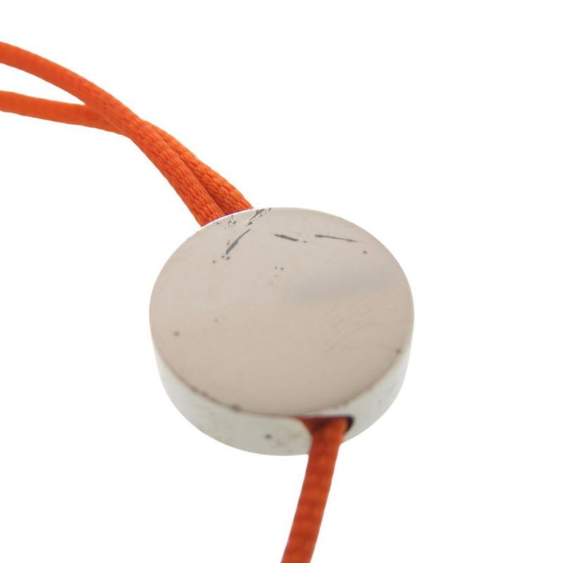 Hermes Serie Code Bracelet Metal Orange 0534