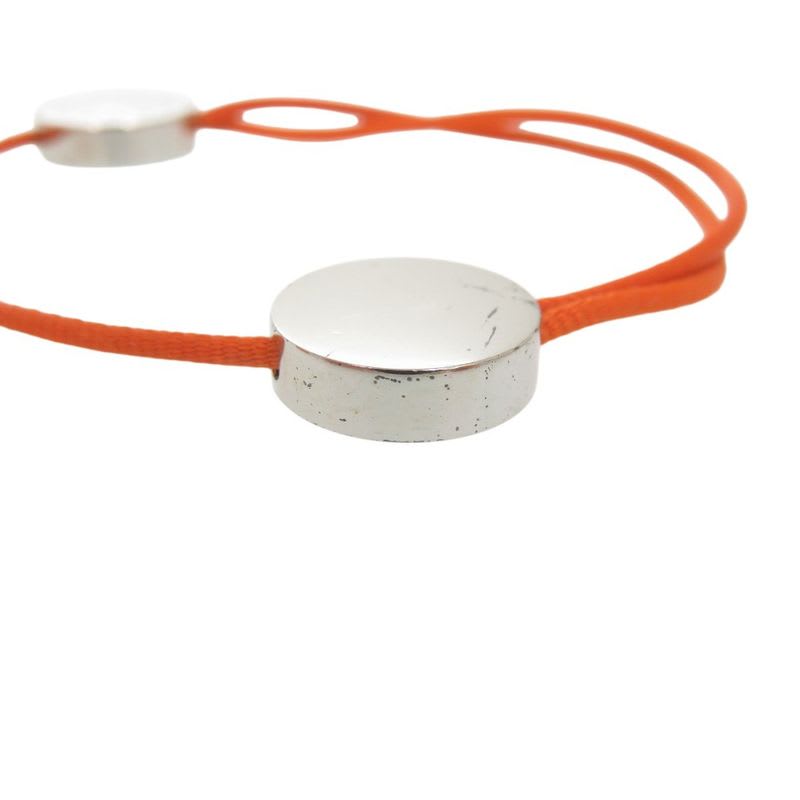 Hermes Serie Code Bracelet Metal Orange 0534