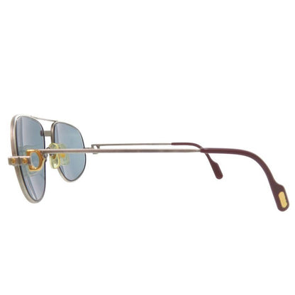 Cartier Santos Sunglasses Metal Silver 0236