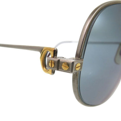 Cartier Santos Sunglasses Metal Silver 0236