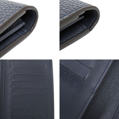 Louis Vuitton Portefeuille Plaza Taurillon Leather Ocean Navy Long