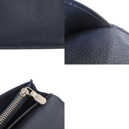 Louis Vuitton Portefeuille Plaza Taurillon Leather Ocean Navy Long