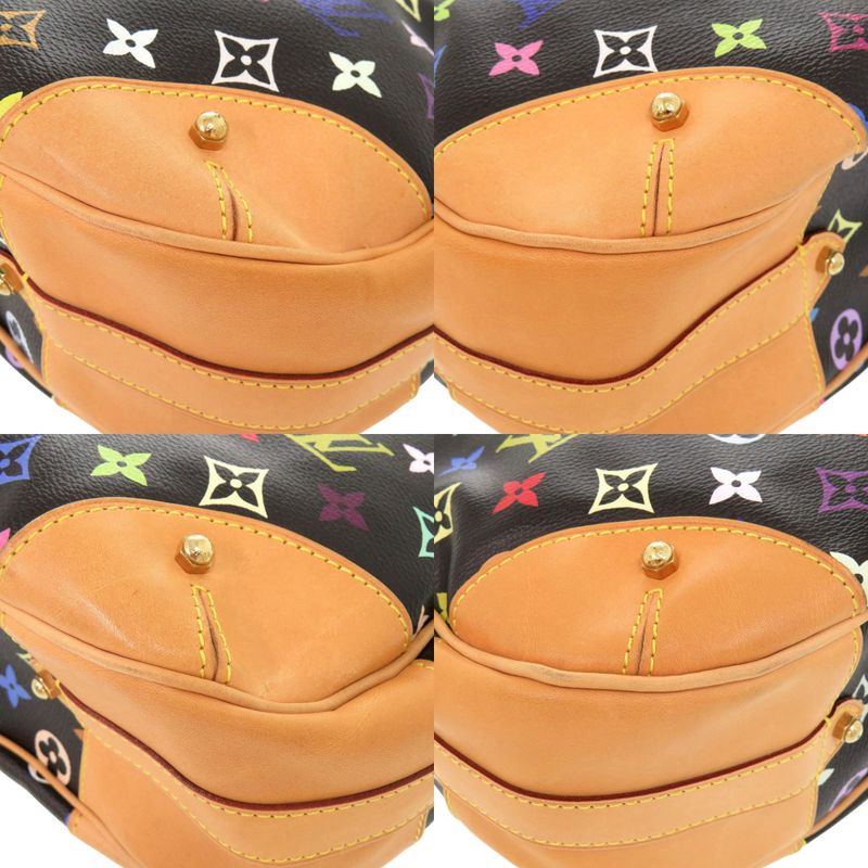 Louis Vuitton Greta Monogram Multicolor M40196 Noir Black Shoulder Bag LV 1481