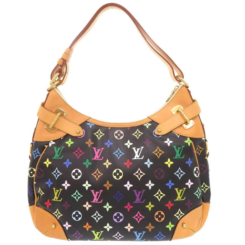 Louis Vuitton Greta Monogram Multicolor M40196 Noir Black Shoulder Bag LV 1481