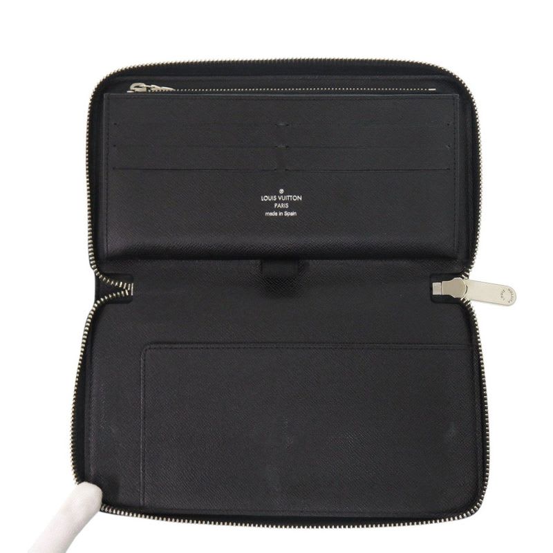 Louis Vuitton Zippy Organizer Damier Graphite Black Long Wallet