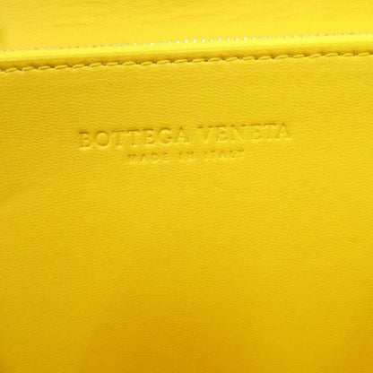 Bottega Veneta The Classic Matte Croco Yellow Shoulder Bag 0341