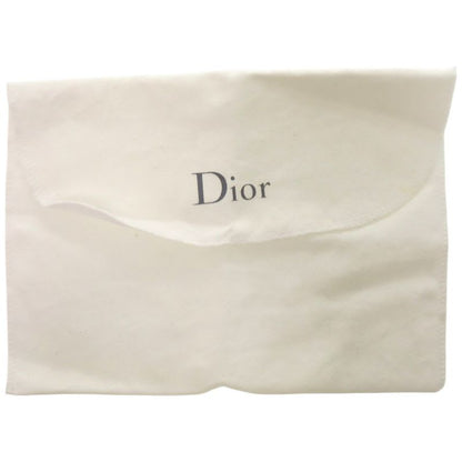 Christian Dior Card Holder Polka Dot Chain Dioramour 33 Ma0260 Leather Ivory