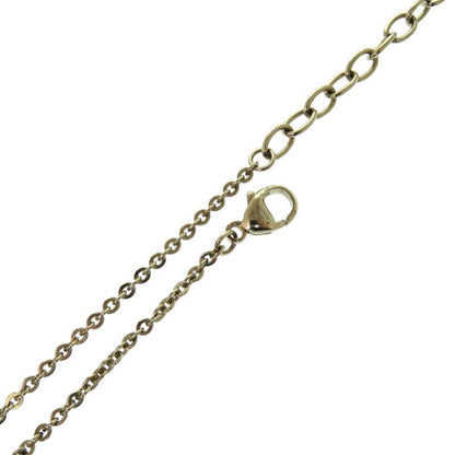Chanel Cocomark Mirror Ball Metal Rhinestone Red Necklace 0463