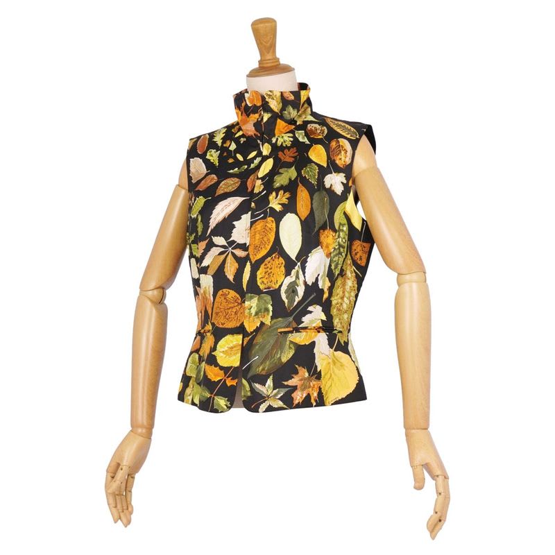Hermes Vest Margiela Period Zip Up All Over Pattern