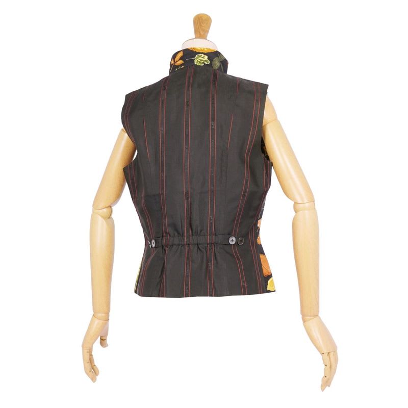 Hermes Vest Margiela Period Zip Up All Over Pattern