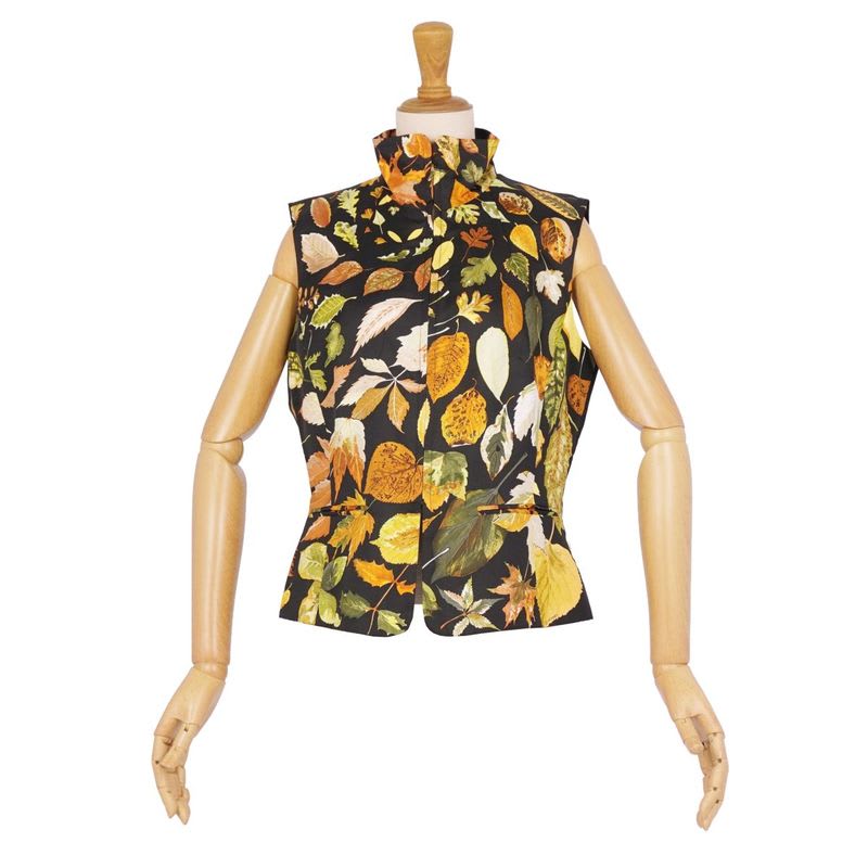 Hermes Vest Margiela Period Zip Up All Over Pattern