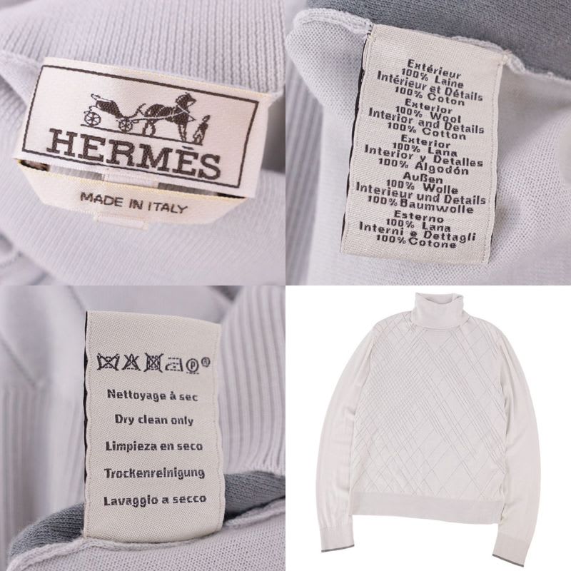 Hermes Knit Sweater Turtleneck Long Sleeve