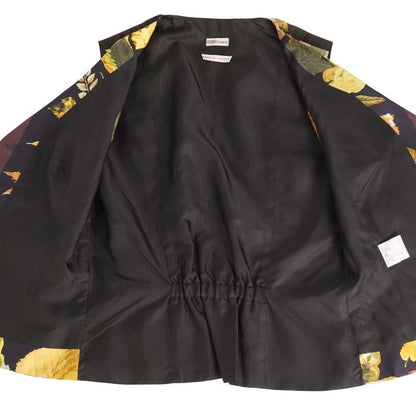 Hermes Vest Margiela Period Gilet All-over Pattern Silk Top
