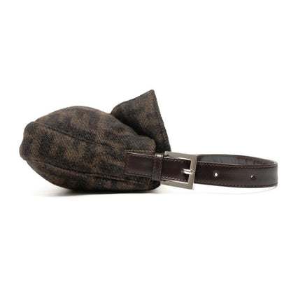 Fendi Shoulder Bag Wool Knit Mamma Bucket
