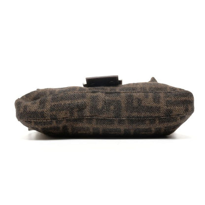 Fendi Shoulder Bag Wool Knit Mamma Bucket