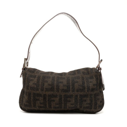 Fendi Shoulder Bag Wool Knit Mamma Bucket