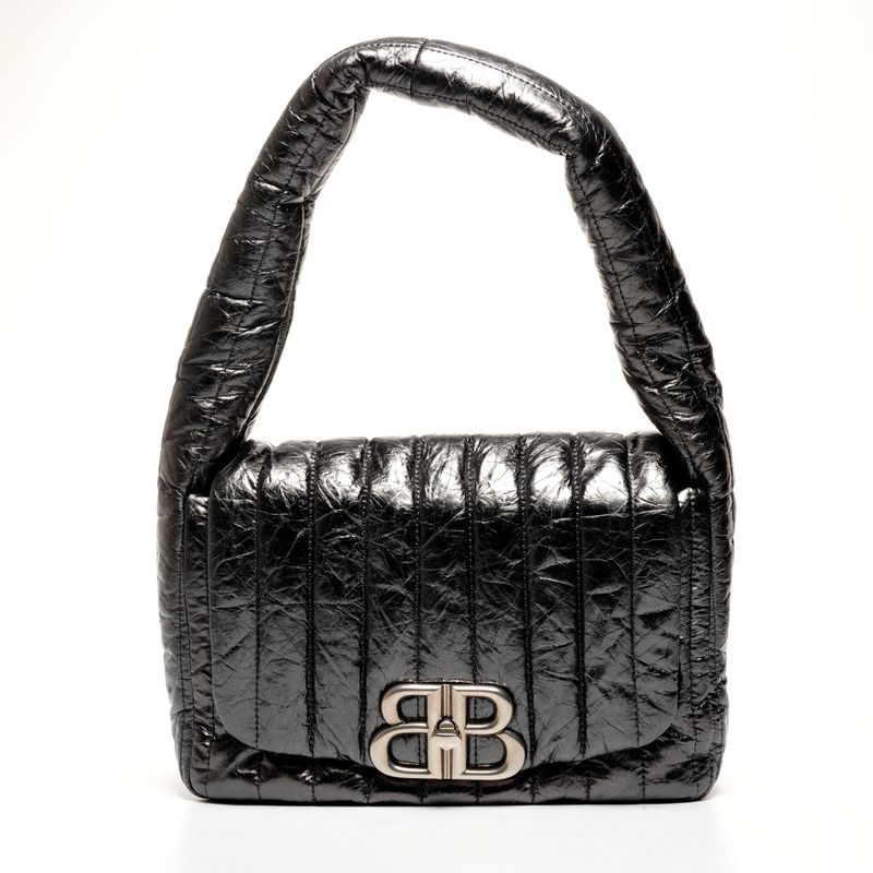 Balenciaga Shoulder Bag Monaco Metallic