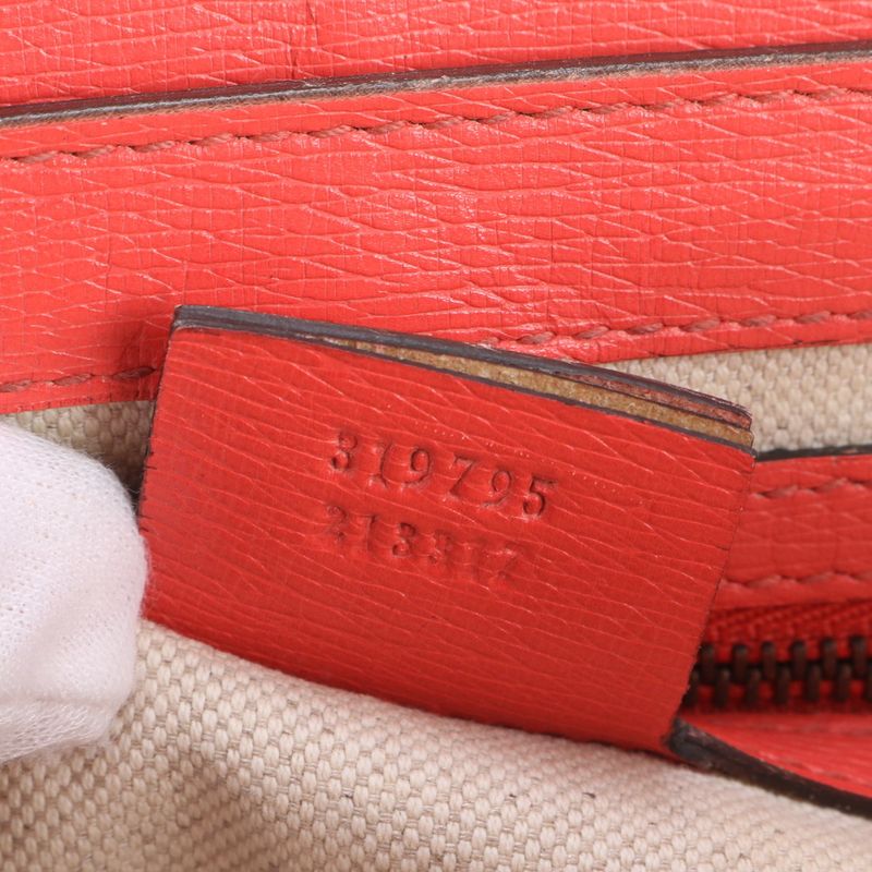 Gucci Horsebit 319795 Leather 2WAY Tote Bag Crossbody Shoulder Hand Gold