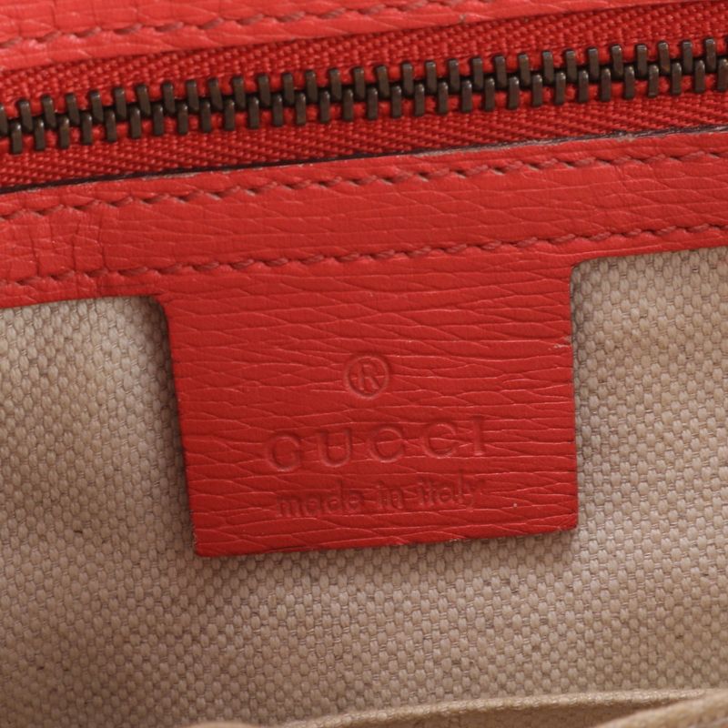 Gucci Horsebit 319795 Leather 2WAY Tote Bag Crossbody Shoulder Hand Gold