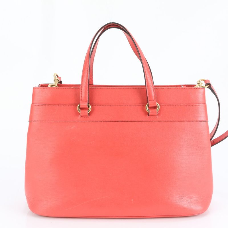 Gucci Horsebit 319795 Leather 2WAY Tote Bag Crossbody Shoulder Hand Gold