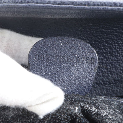 Vintage Old Gucci Bamboo Diana 002 1186 0260 Leather Tote Bag Hand Navy Ladies