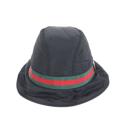 Gucci Sherry Line Bucket Hat Bucket Hat Fashion Leather Black Men's RRE Df7-10