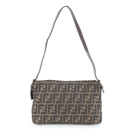 Fendi Zucca Mamma Baguette 26566 Leather Shoulder Bag Shoulder One Shoulder