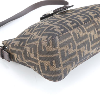 Fendi Zucca Mamma Baguette 26566 Leather Shoulder Bag Shoulder One Shoulder