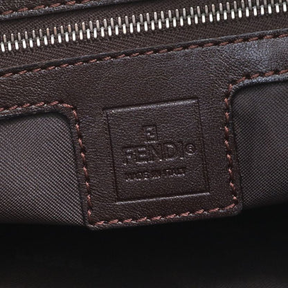 Fendi Zucca Mamma Baguette 26566 Leather Shoulder Bag Shoulder One Shoulder