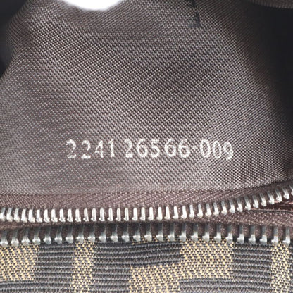 Fendi Zucca Mamma Baguette 26566 Leather Shoulder Bag Shoulder One Shoulder