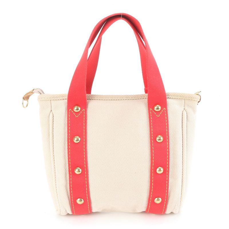 Louis Vuitton Leather Antigua Cabas PM M40038 Handbag Mini Tote Ladies EUE