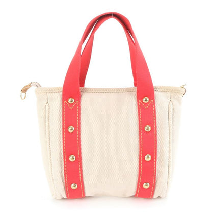 Louis Vuitton Leather Antigua Cabas PM M40038 Handbag Mini Tote Ladies EUE