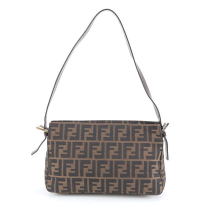 Fendi Zucca Mamma Baguette 26566 Leather Shoulder Bag Shoulder One Shoulder