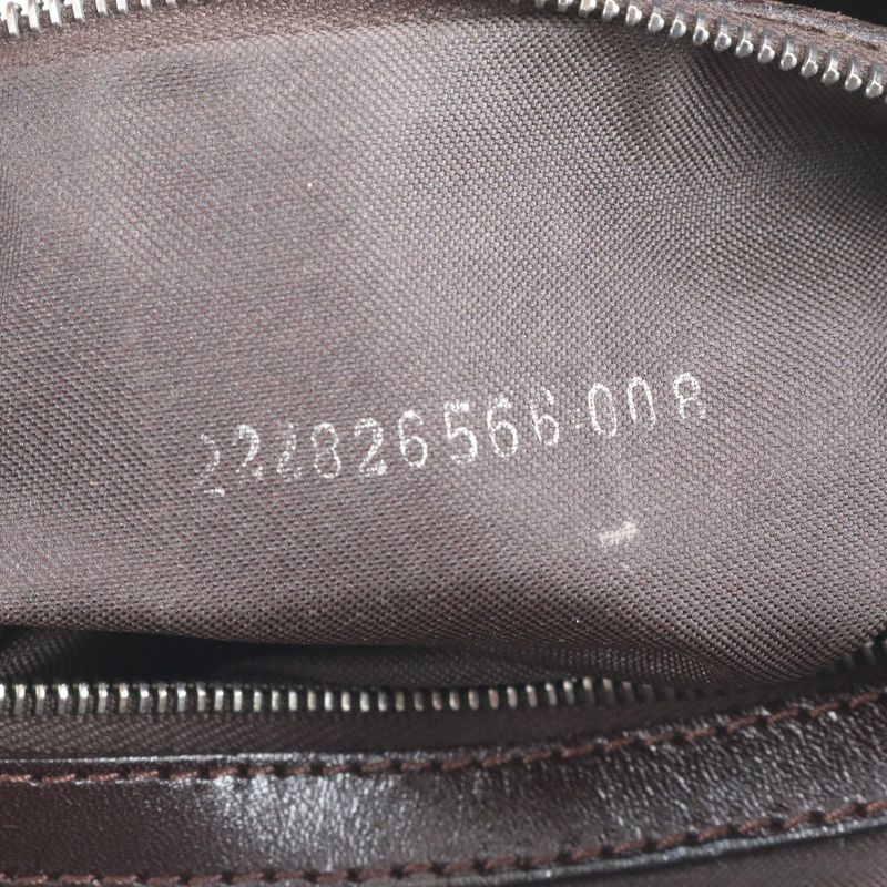 Fendi Zucca Mamma Baguette 26566 Leather Shoulder Bag Shoulder One Shoulder