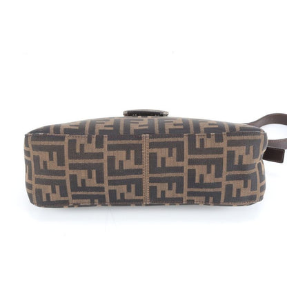 Fendi Zucca Mamma Baguette 26566 Leather Shoulder Bag Shoulder One Shoulder