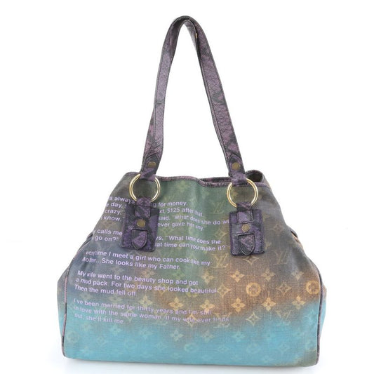 Louis Vuitton Monogram Lisa Heartbreak M95740 Leather Tote Bag Shoulder A4