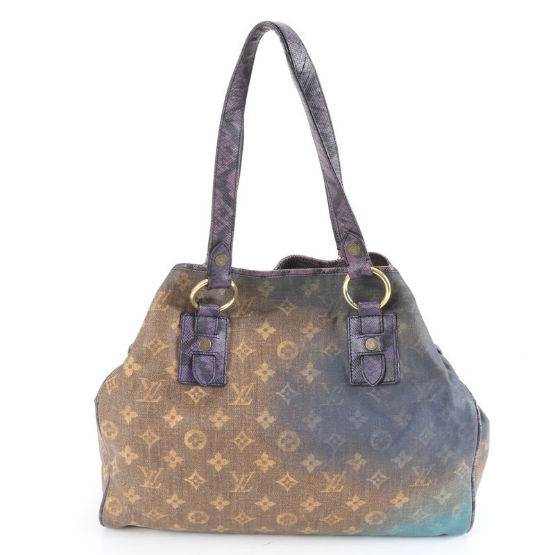 Louis Vuitton Monogram Lisa Heartbreak M95740 Leather Tote Bag Shoulder A4