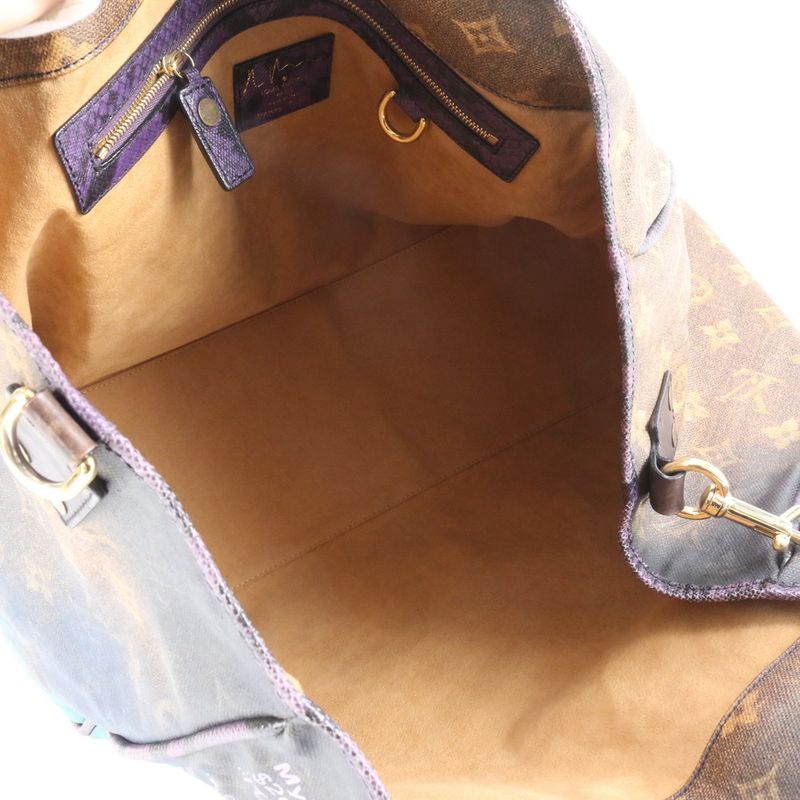 Louis Vuitton Monogram Lisa Heartbreak M95740 Leather Tote Bag Shoulder A4