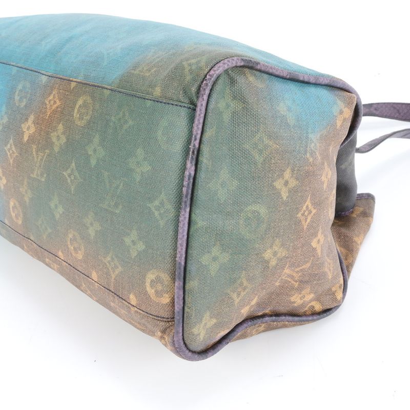 Louis Vuitton Monogram Lisa Heartbreak M95740 Leather Tote Bag Shoulder A4