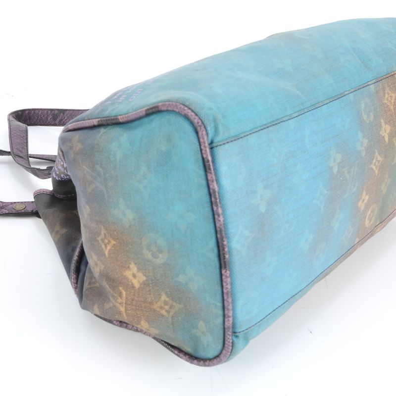 Louis Vuitton Monogram Lisa Heartbreak M95740 Leather Tote Bag Shoulder A4