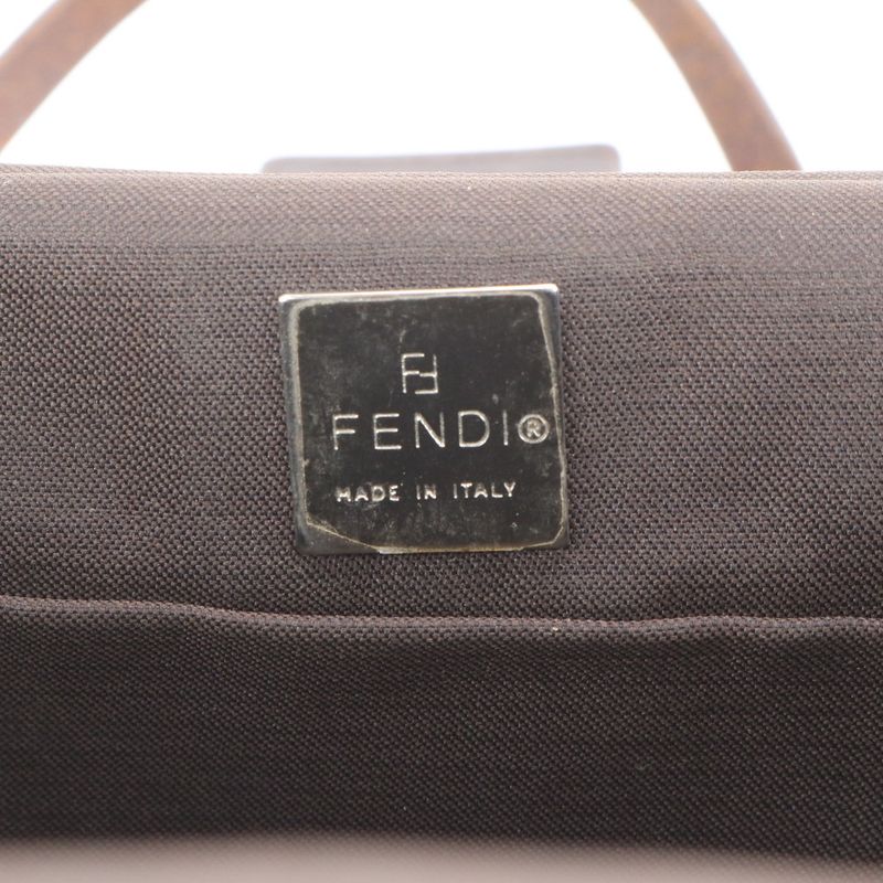 Fendi Mamma Baguette Bucket Leather Tote Bag Shoulder Hand Brown Women's EEE