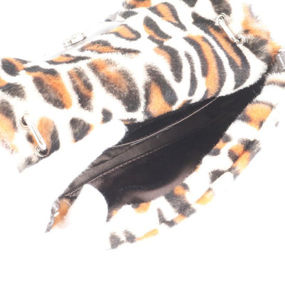 Fendi Mamma Baguette Leopard Print 7as142 Leather 2WAY Shoulder Bag Crossbody