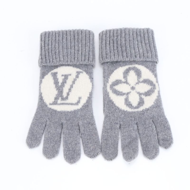 Current Item Louis Vuitton Monogram Flight Mode Knit Gloves LV Medallion M94589