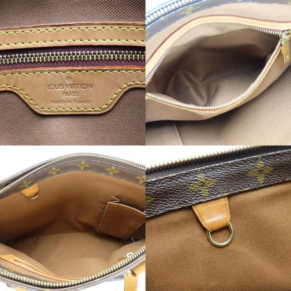 Louis Vuitton Tote Bag Cabas Piano Monogram Leather Brown Shoulder Bag