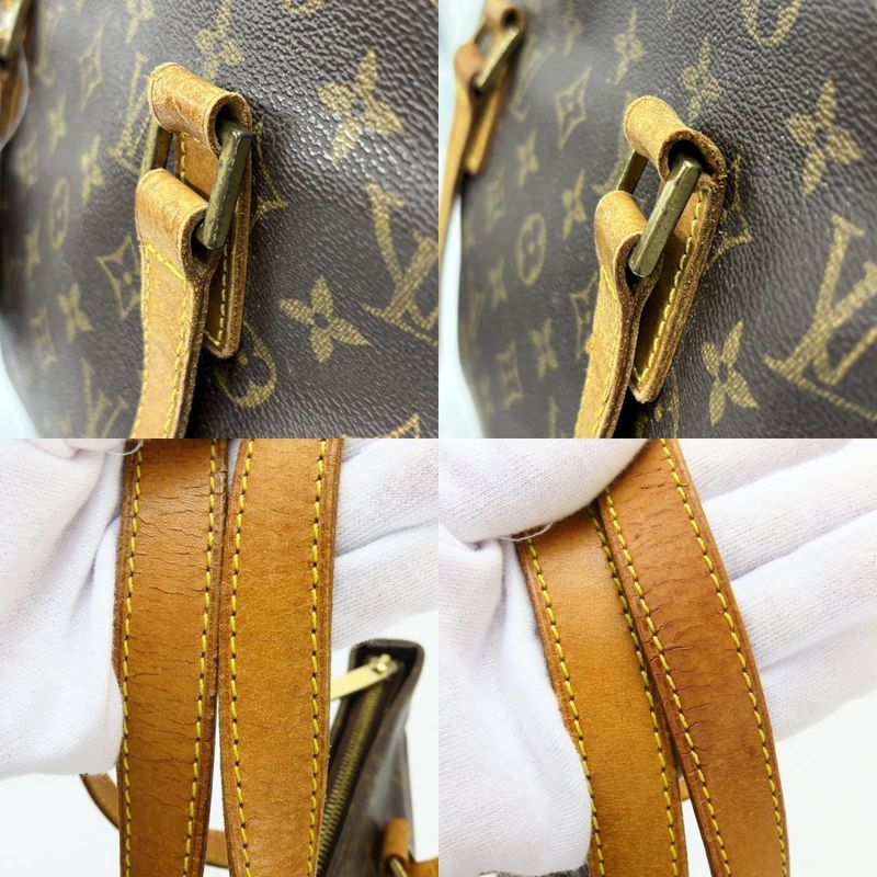 Louis Vuitton Tote Bag Cabas Piano M51148 Monogram Leather Brown Shoulder Bag