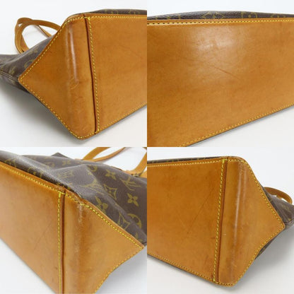 Louis Vuitton Tote Bag Cabas Piano Monogram Leather Brown Shoulder Bag
