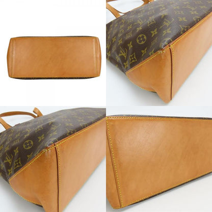 Louis Vuitton Tote Bag Cabas Mezzo M51151 Monogram Leather Brown Shoulder Bag