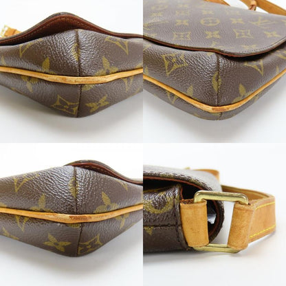 Louis Vuitton Shoulder Bag Musette Tango M51388 Monogram Brown Crossbody Long